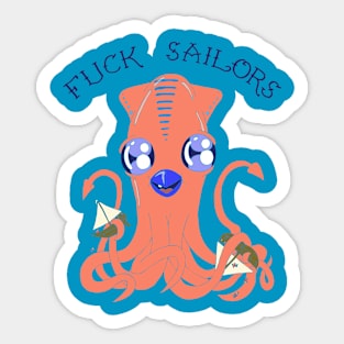 I Hate Sailors Sticker